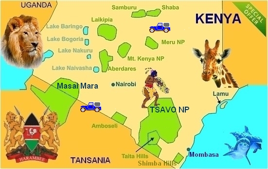 Karte-Kenya